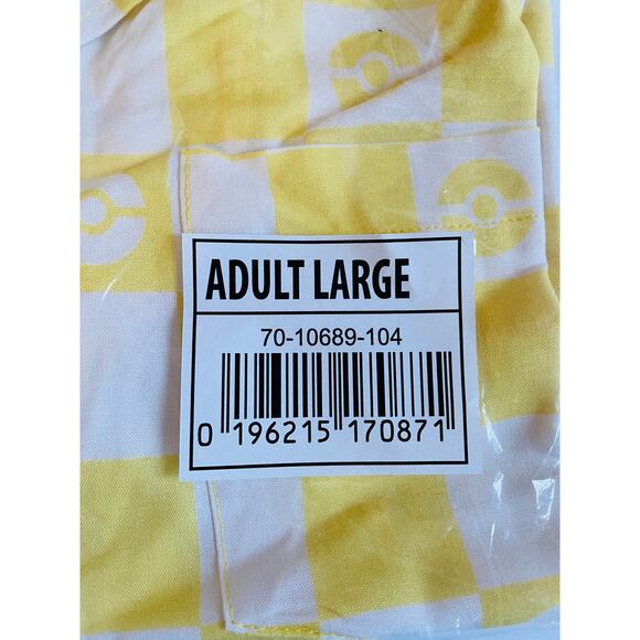 Pokemon World Championships 2025 Anaheim Button-up Shirt | Adult X-Large Yellow - Picture 3 of 4